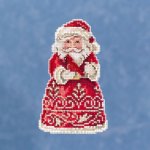 (image for) Santa With Cardinal by Jim Shore (2019)